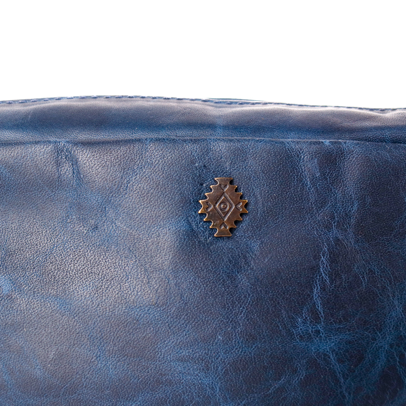 WANDER CROSSBODY BAG + WIDE STRAP SET - FULL LEATHER - NAVY