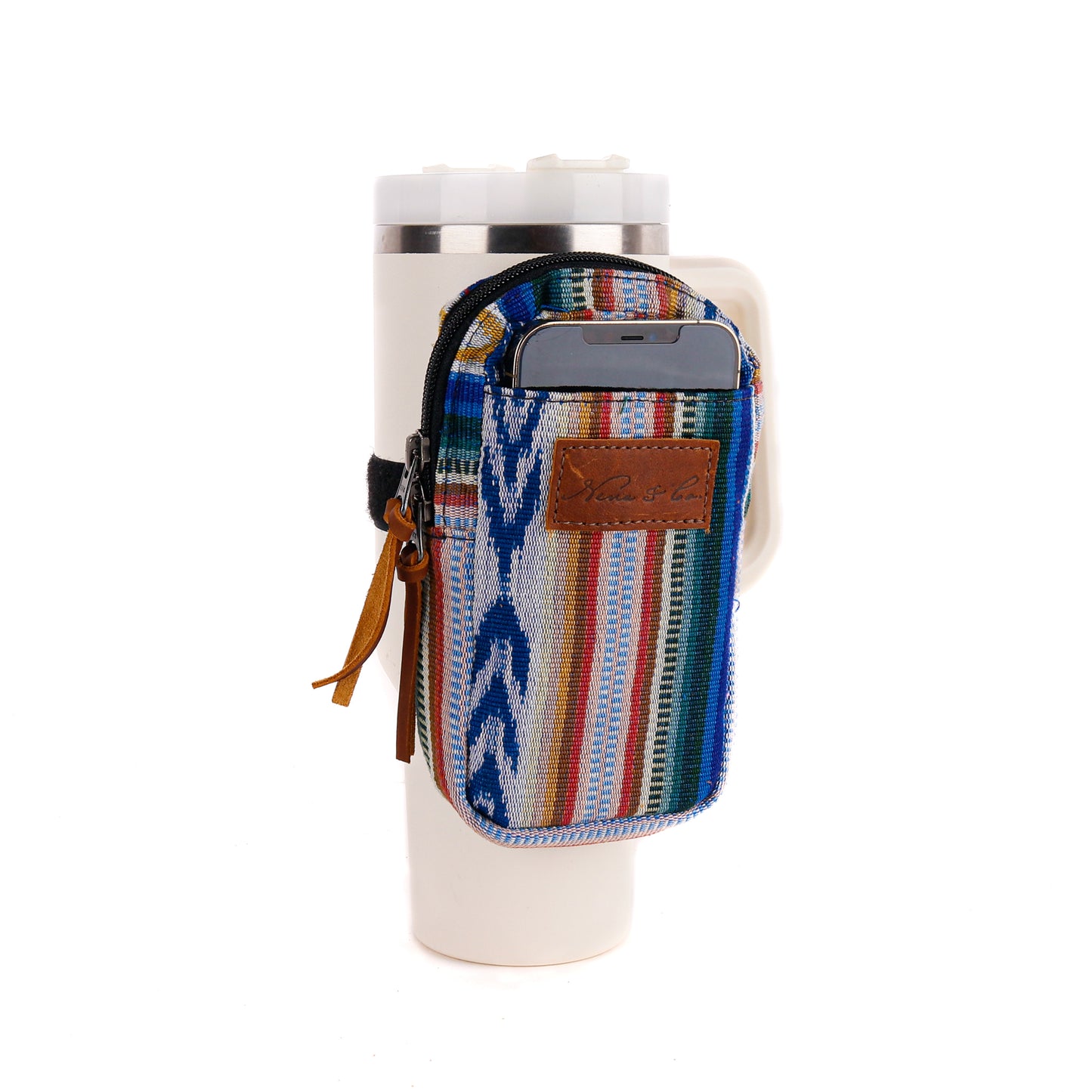 TUMBLER ACCESSORY POUCH - DUNA AZUL - CAFE