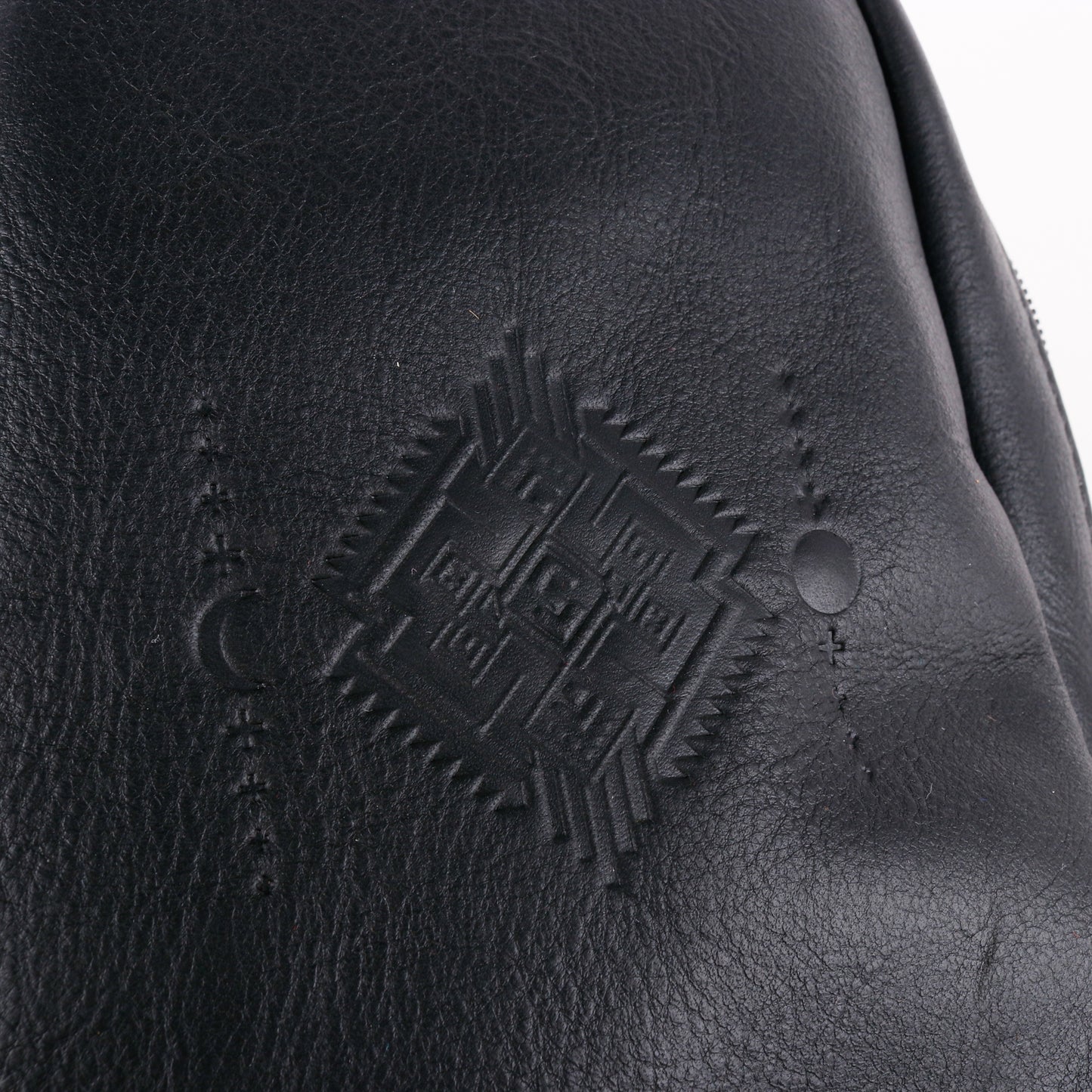 CROSSBODY SLING 2.0 - FULL LEATHER - NEW MOON ICON - BLACK