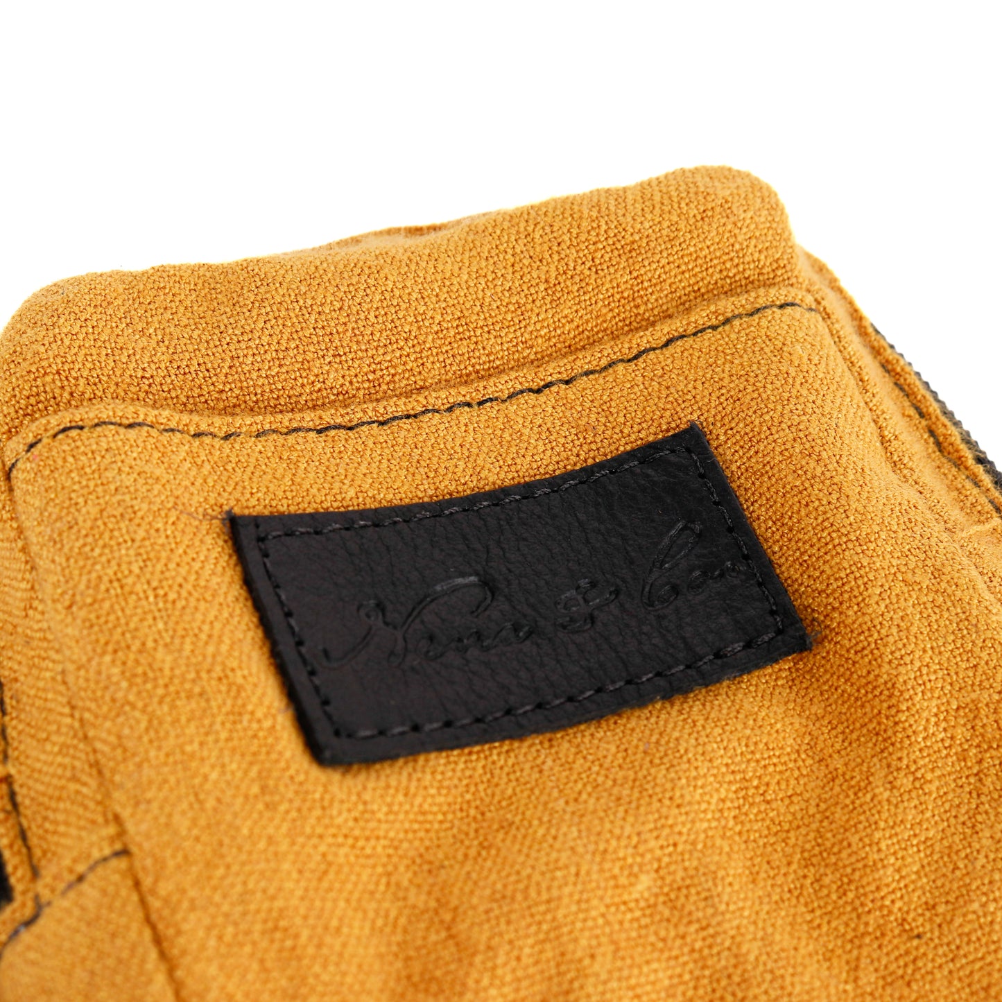 TUMBLER ACCESSORY POUCH - MUSTARD - BLACK