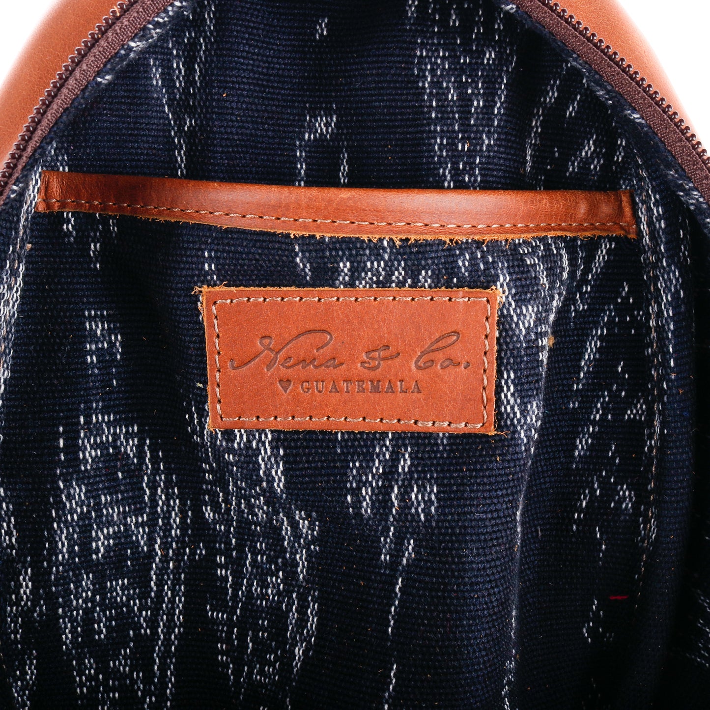 CROSSBODY SLING 2.0 - FULL LEATHER - NEW MOON ICON - CAFE