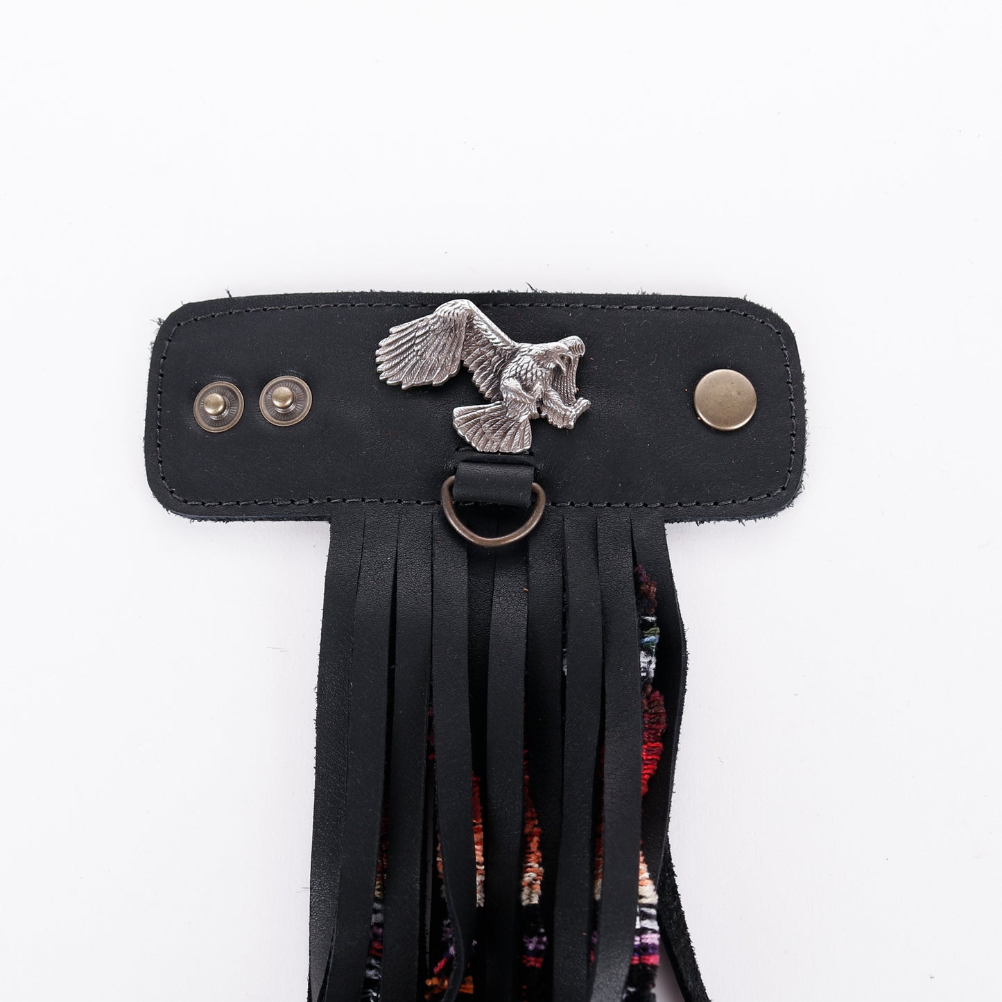 LAYERED TASSEL SET - EAGLE - BLACK