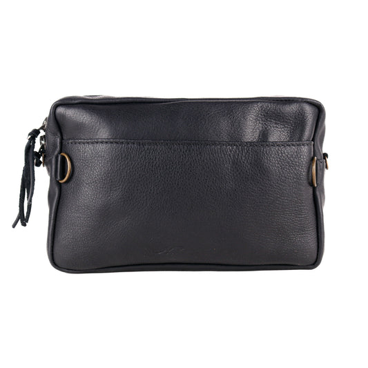 **SHIP WINDOW** WANDER CROSSBODY BAG - H&S MOONS - BLACK - NO. 200772