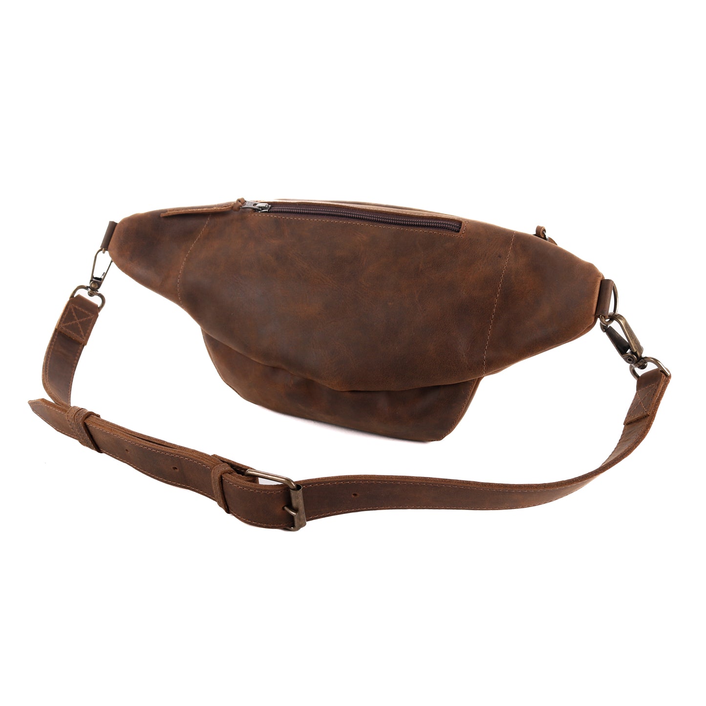 EL DON MANNY PACK - FULL LEATHER - CHESTNUT