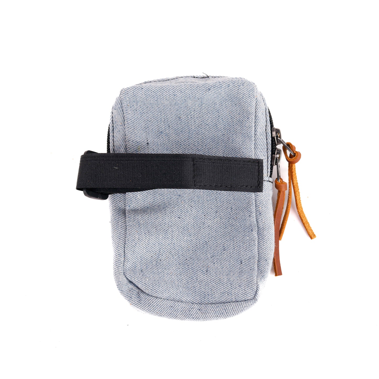 TUMBLER ACCESSORY POUCH - UPCYCLED DENIM - CAFE