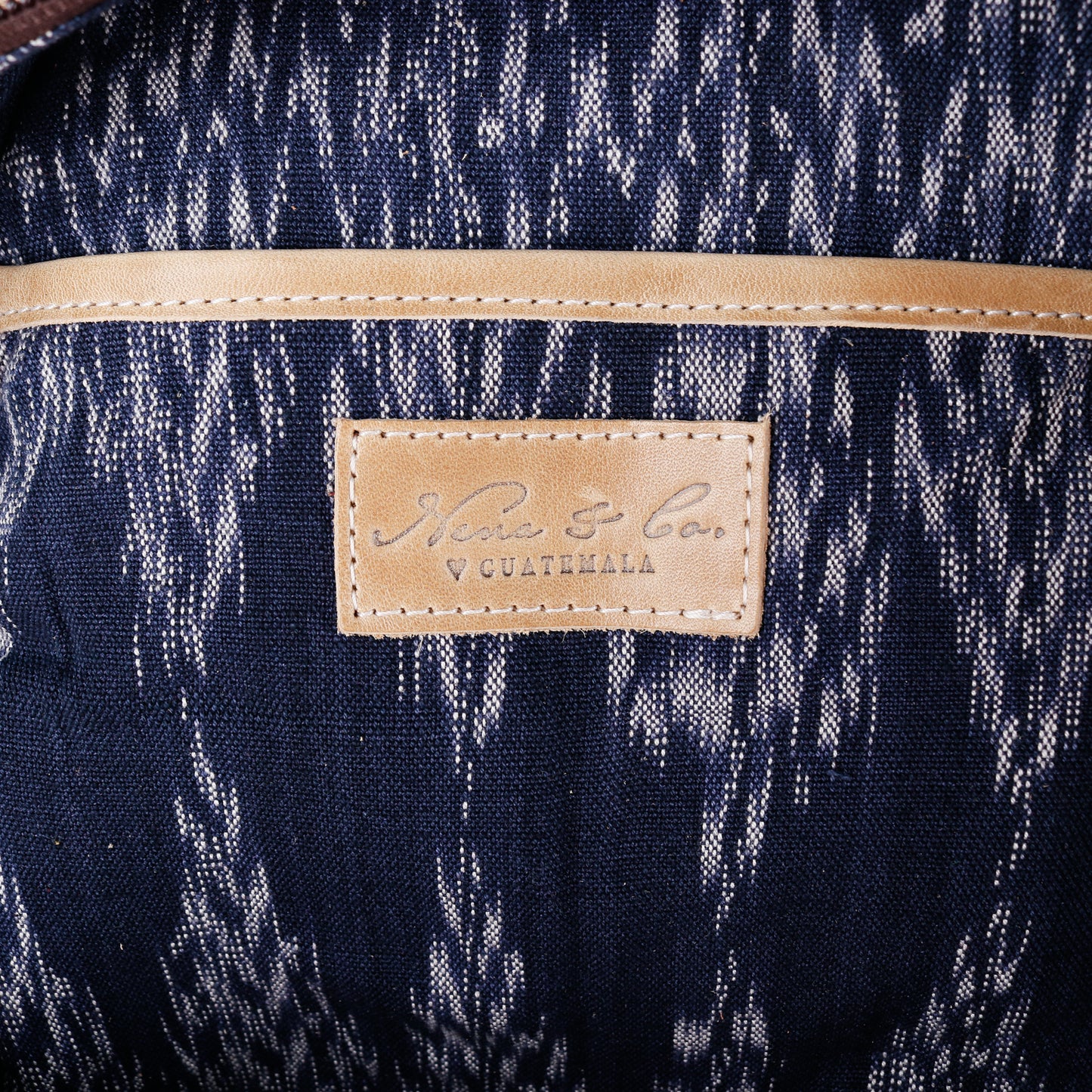 CROSSBODY SLING 2.0 - LARGE - OOAK HUIPIL - CAMEL - NO. 13045