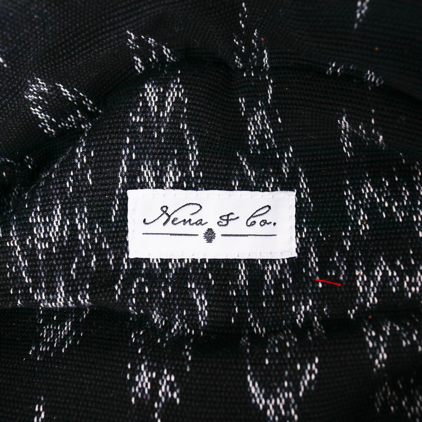 EL DON MANNY PACK - OOAK HUIPIL - BLACK - NO. 13950