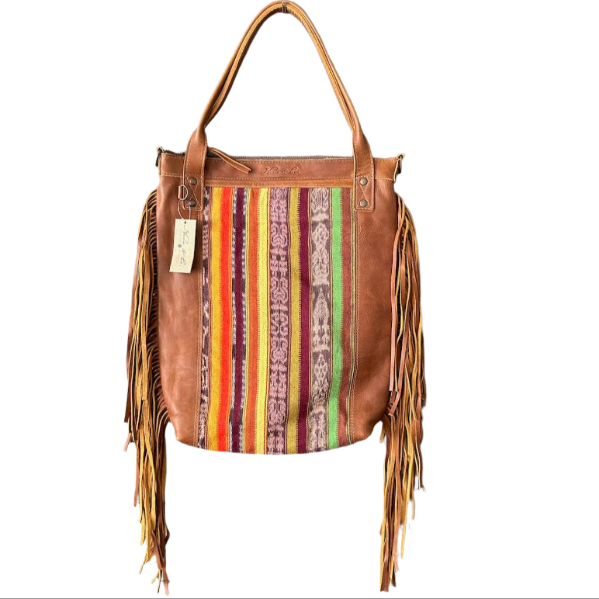 PERFECT FRINGE TOTE - CORTE - CAFE - NO. 24163