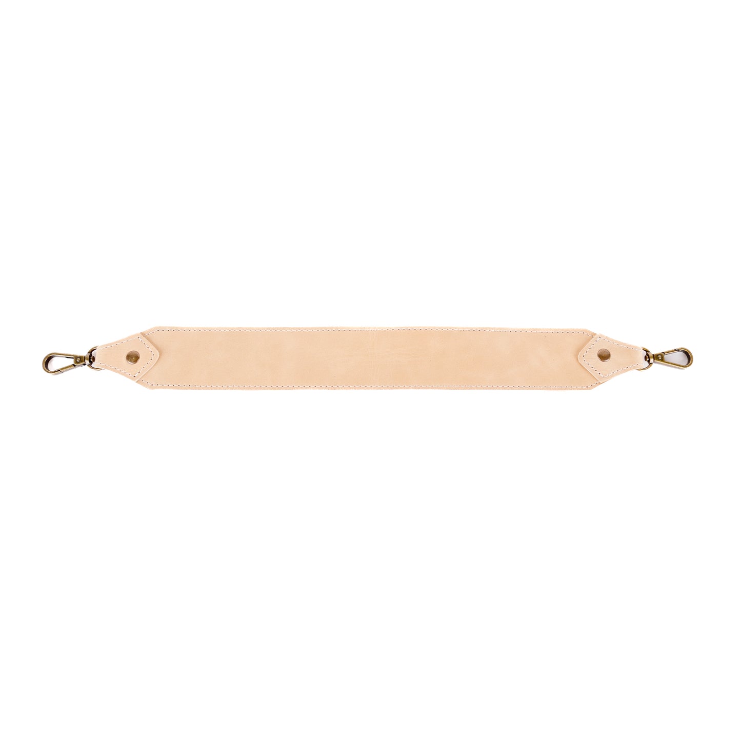 DIAMANTE SHOULDER STRAP - LATTE