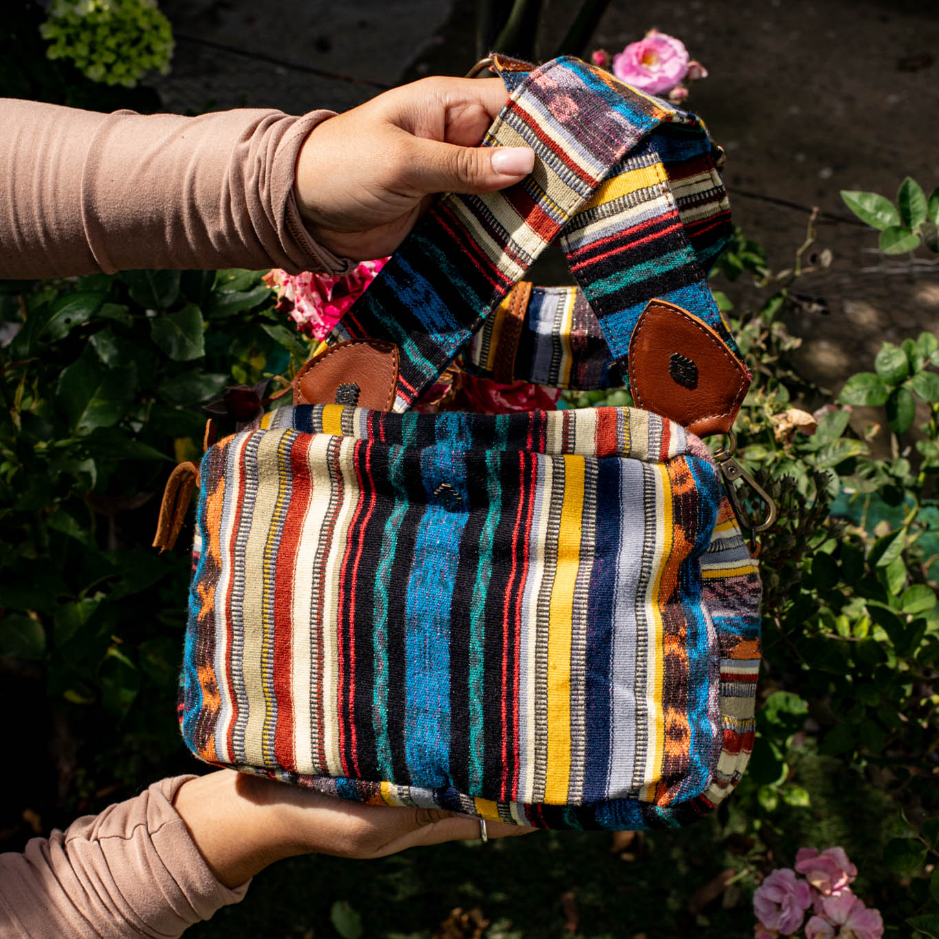LARGE WANDER CROSSBODY BAG + STRAP SET - CORTE - CAFE - NO. 16798