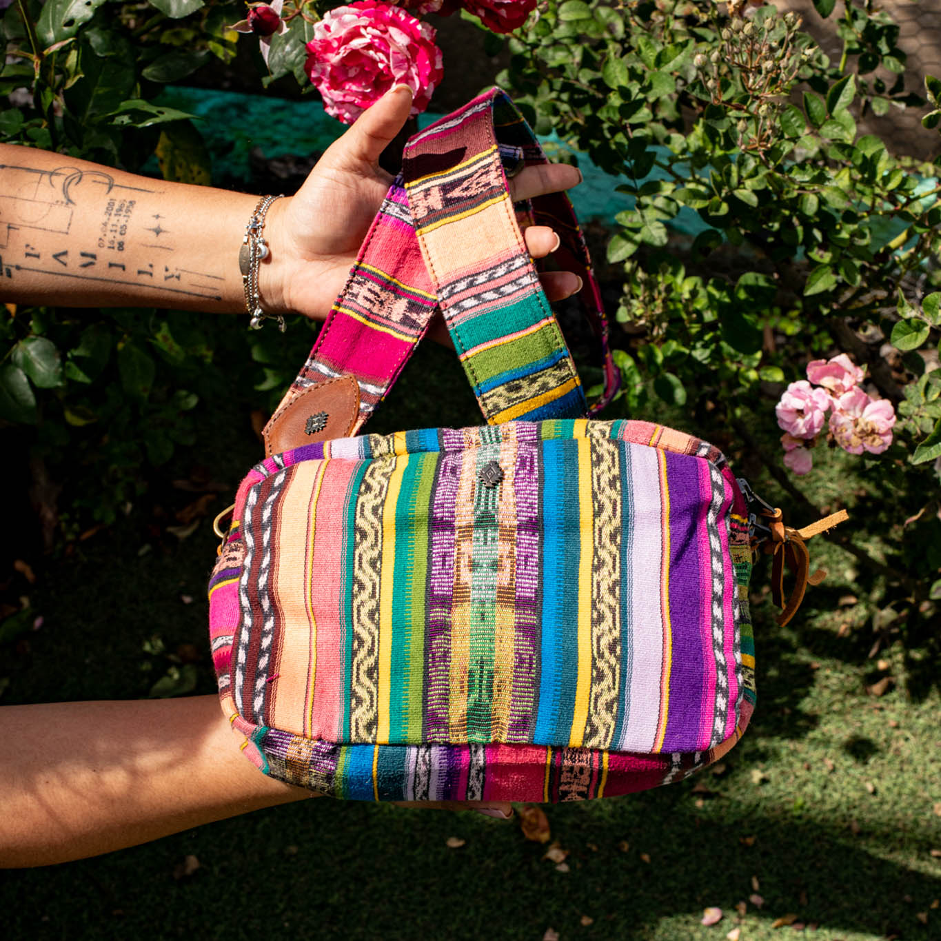 LARGE WANDER CROSSBODY BAG + STRAP SET - CORTE - CAFE - NO. 16800