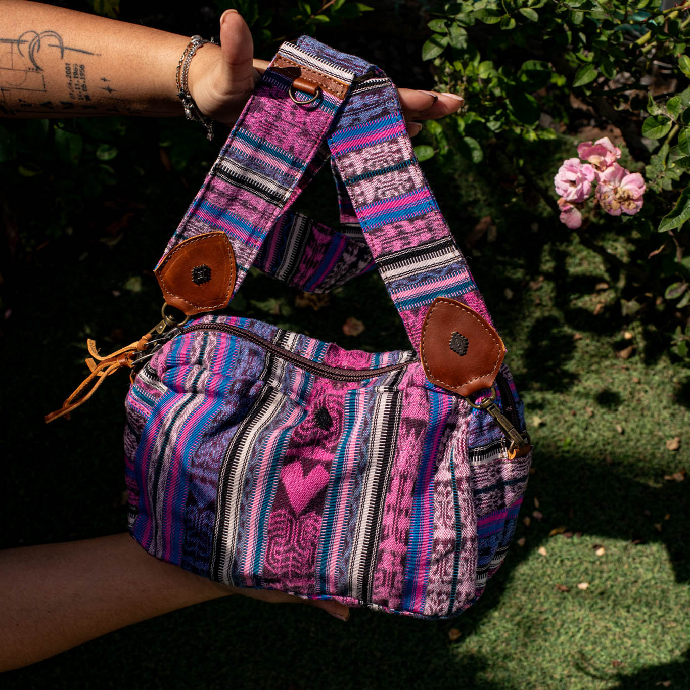 LARGE WANDER CROSSBODY BAG + STRAP SET - CORTE - CAFE - NO. 16799