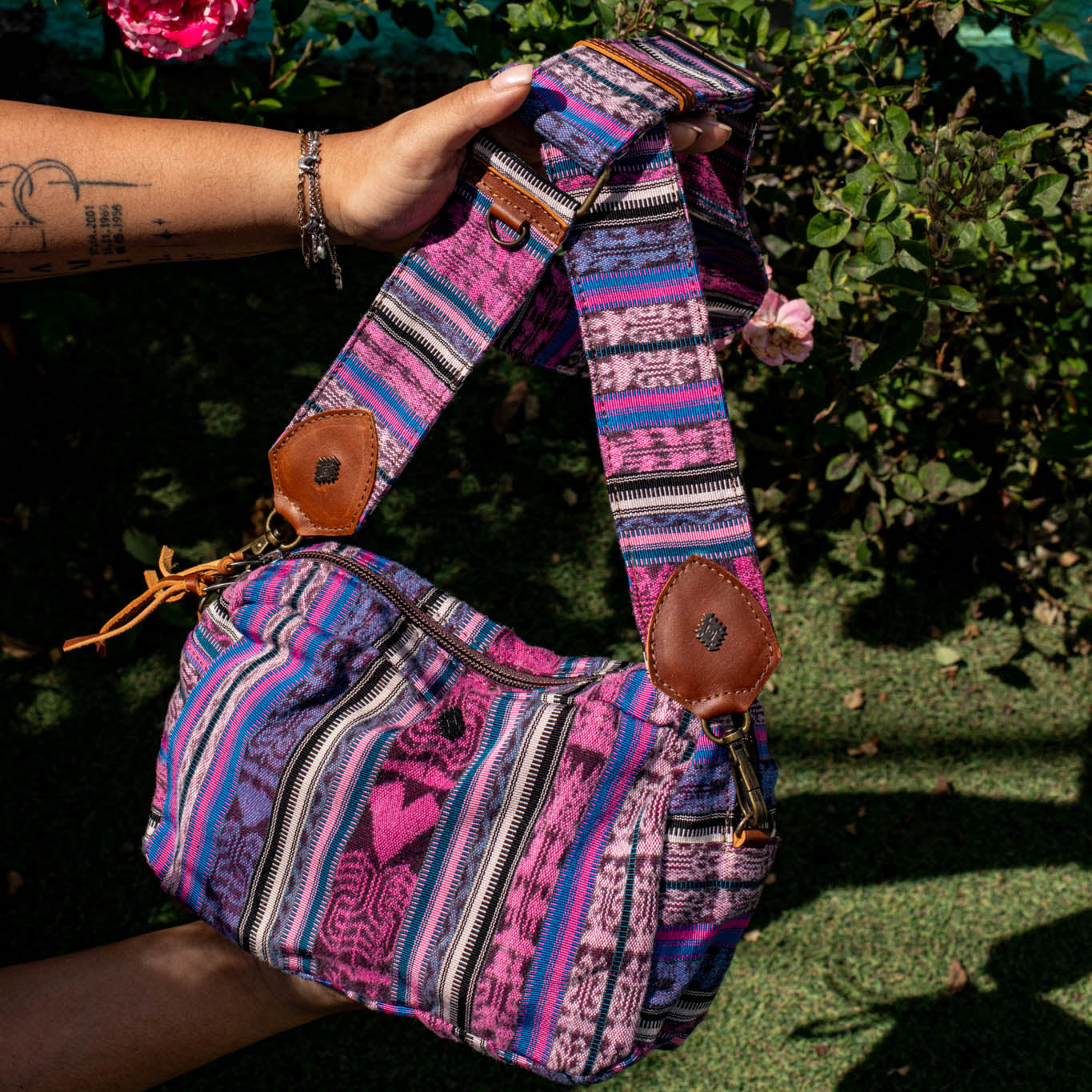 LARGE WANDER CROSSBODY BAG + STRAP SET - CORTE - CAFE - NO. 16799