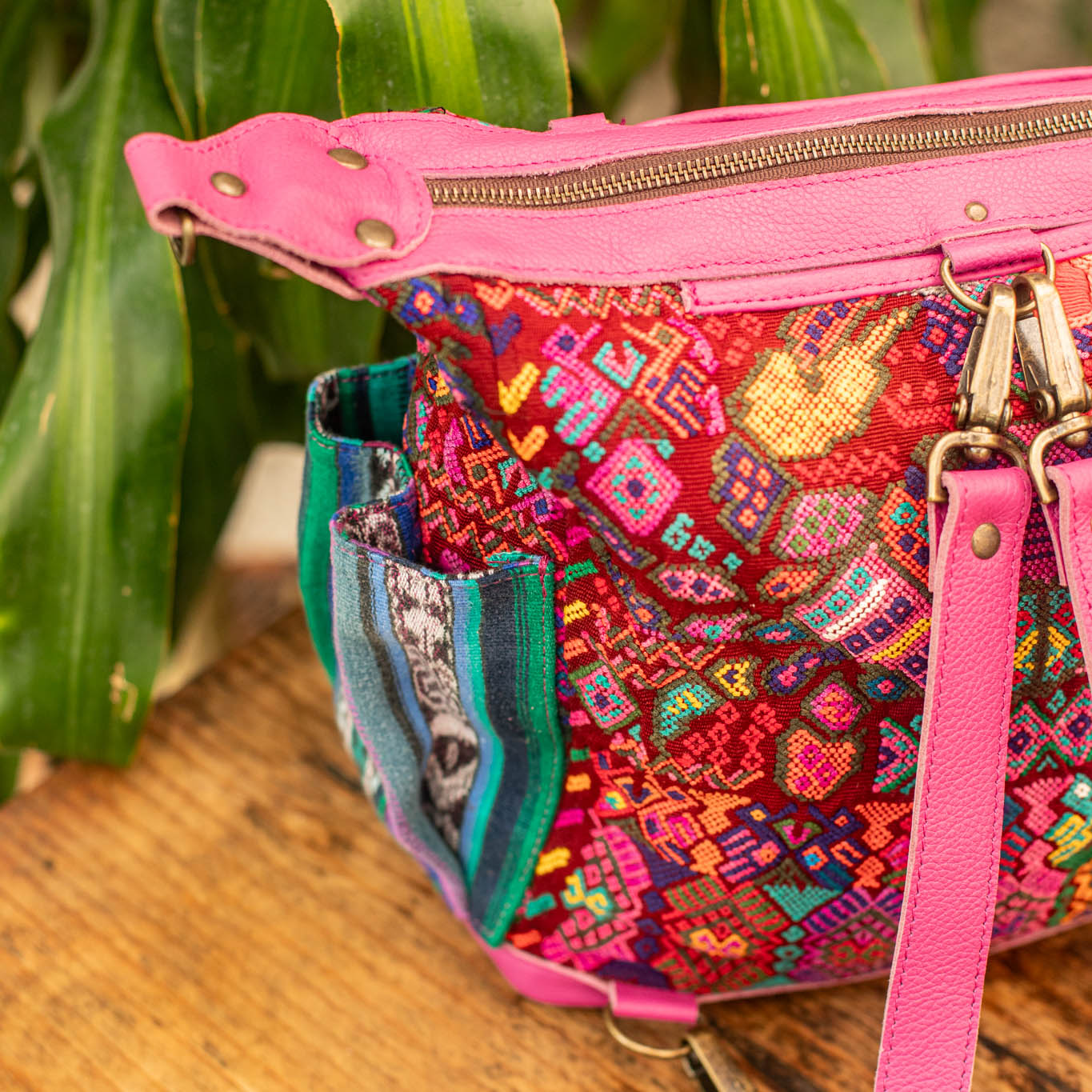 BEATRIZ MCDB + DIAMANTE STRAP - OOAK HUIPIL - BABY RHINO - NO. 17240