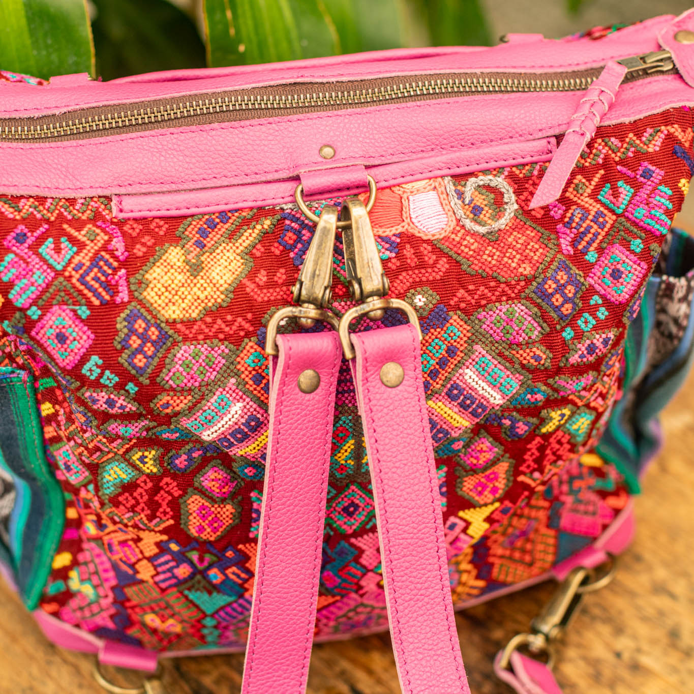 BEATRIZ MCDB + DIAMANTE STRAP - OOAK HUIPIL - BABY RHINO - NO. 17240