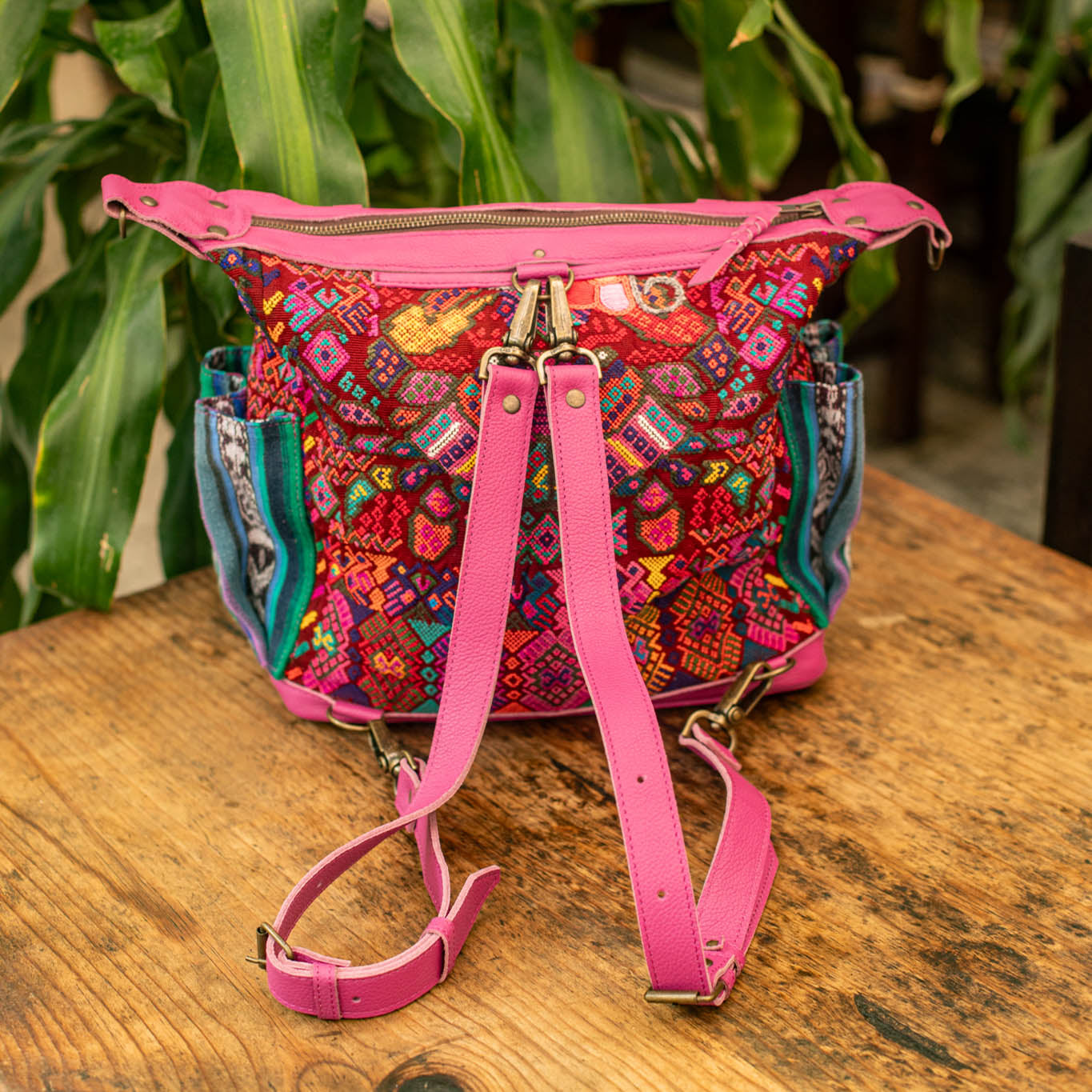 BEATRIZ MCDB + DIAMANTE STRAP - OOAK HUIPIL - BABY RHINO - NO. 17240