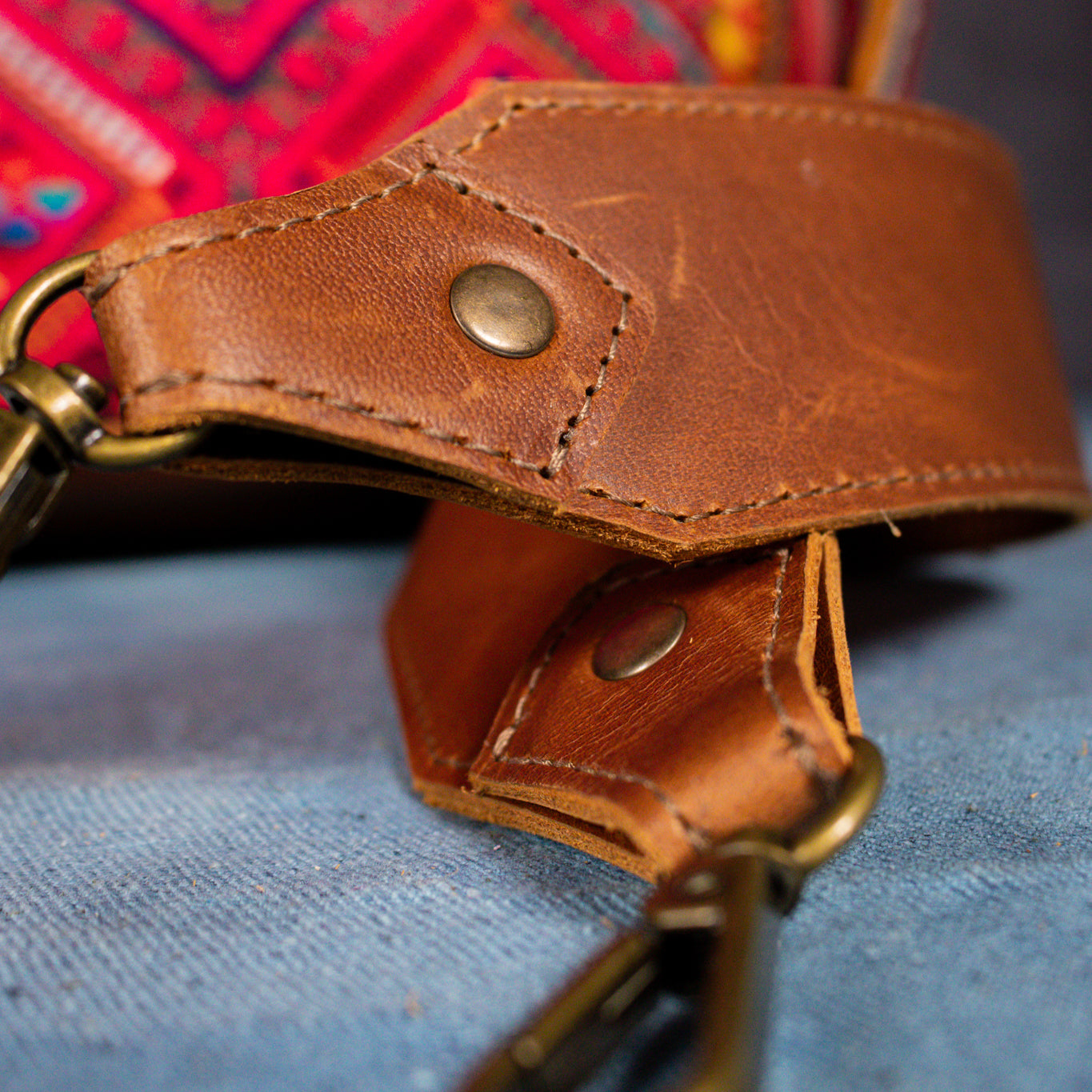 BEATRIZ MCDB + DIAMANTE STRAP - OOAK HUIPIL - CAFE -  NO. 16418