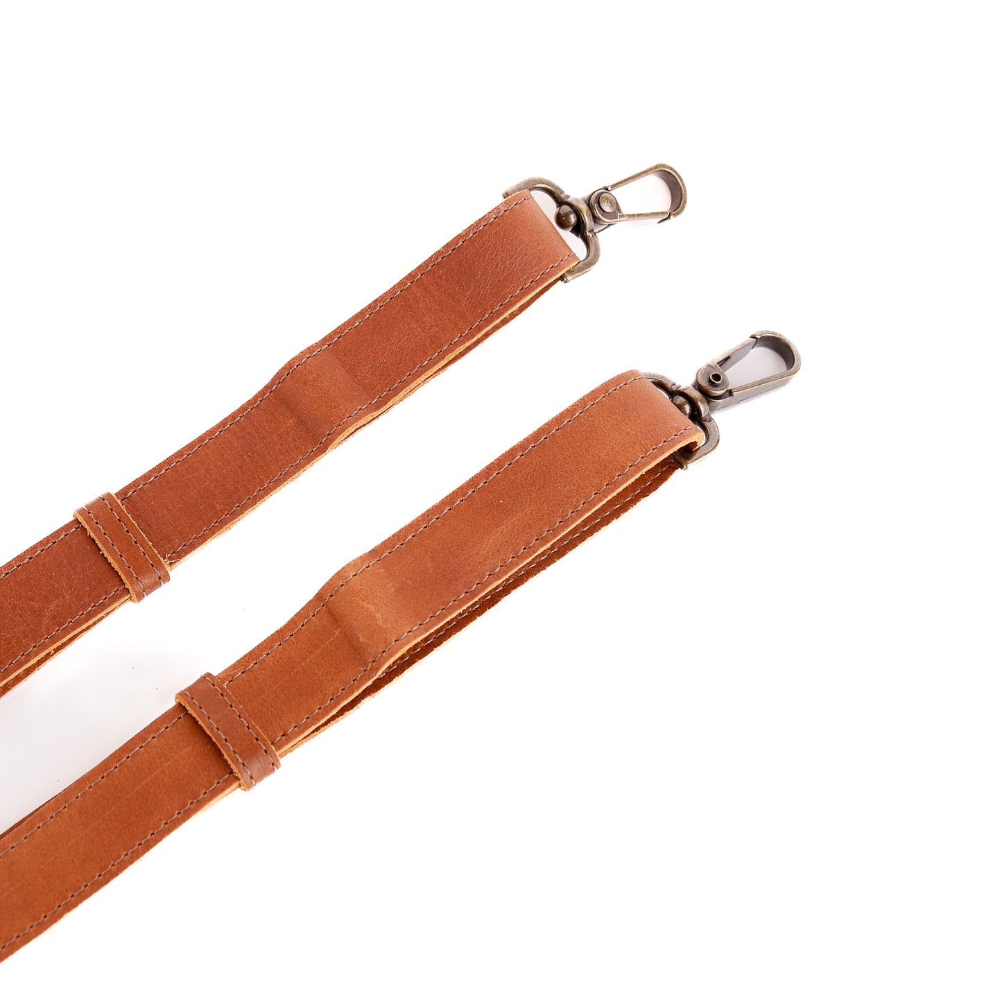 LEATHER BACKPACK STRAP SET - CAFE