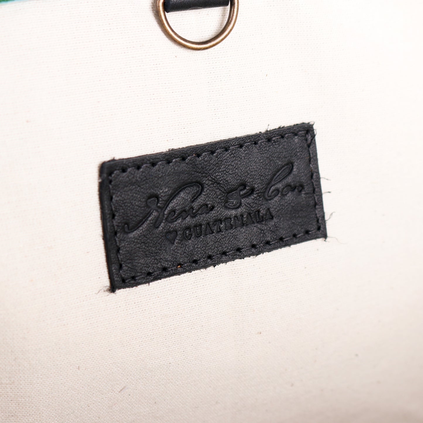 THE PERFECT TRAVEL TOTE - CORTE DE PLAYA - OOAK - BLACK - NO. 10106