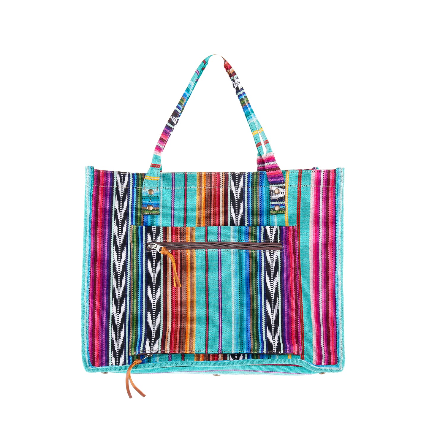 THE PERFECT TRAVEL TOTE - ARTISAN COLLECTION - BAJA - CAFE