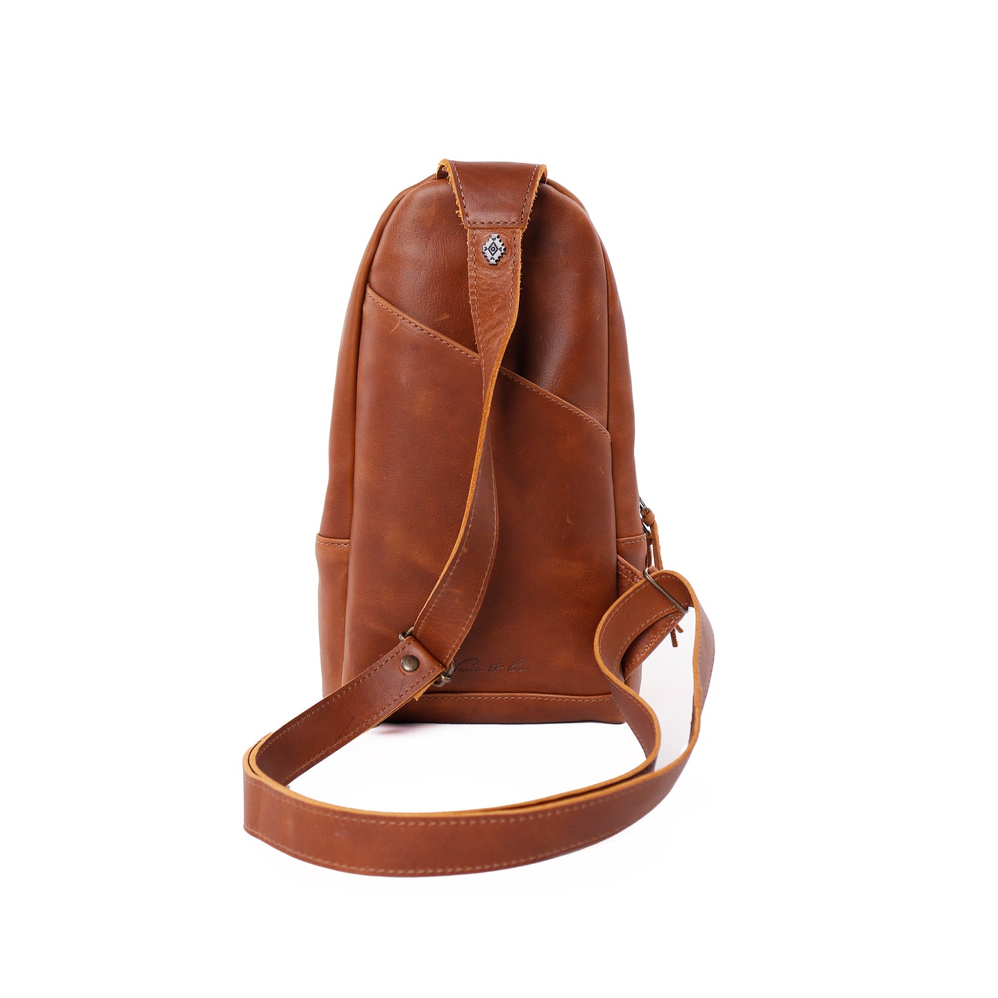 CROSSBODY SLING - NAVY SUNSET - CAFE