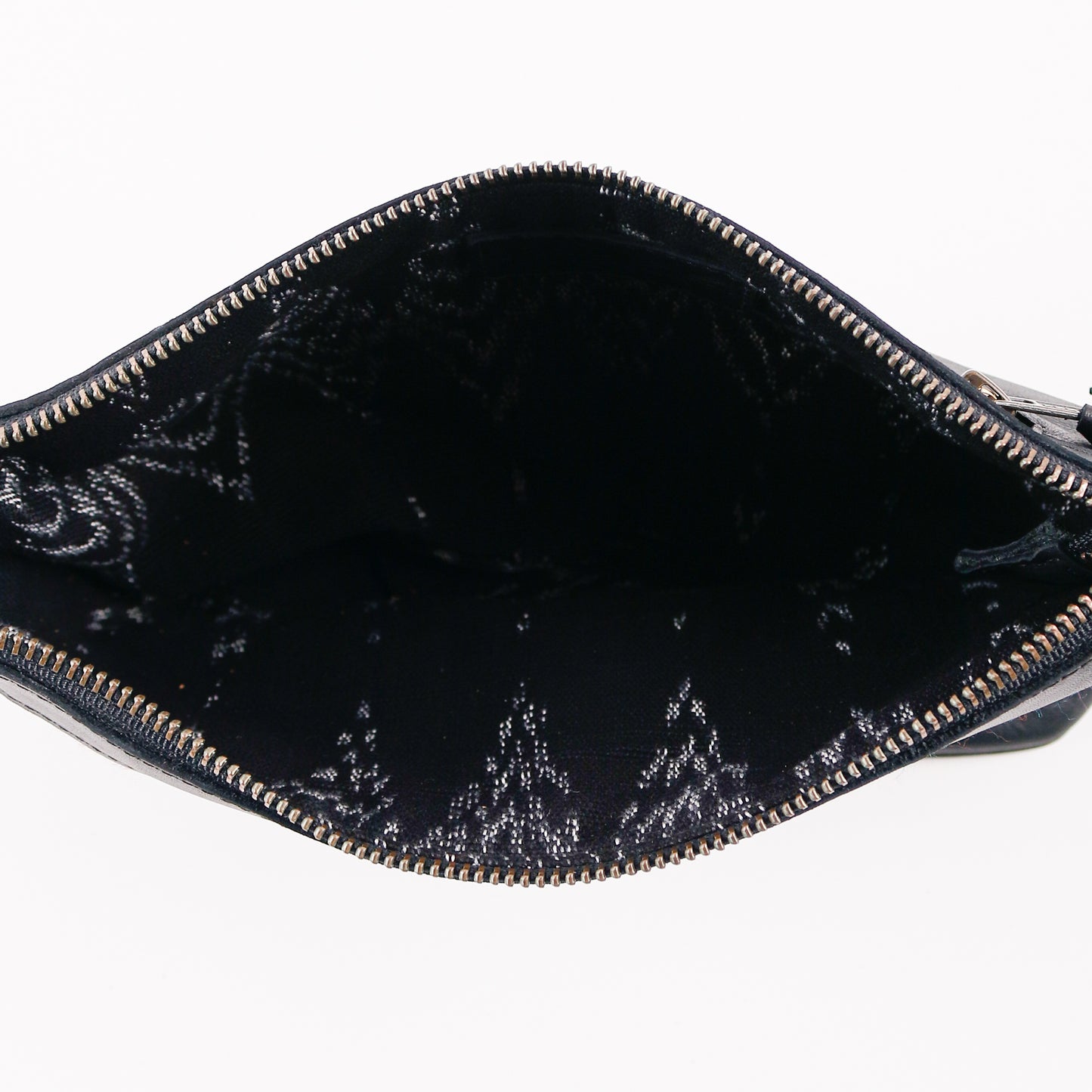 PERFECT NENITA - EMBROIDERED BLOOMS - BLACK LEATHER - NO. 12773