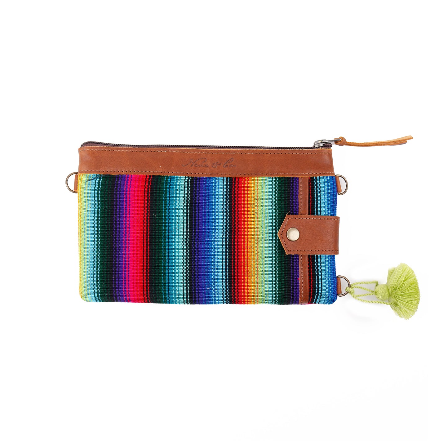 EVERYTHING CLUTCH - PRISMA - CAFE LEATHER