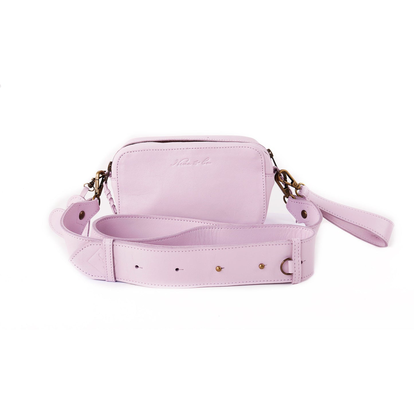 ESSENTIALS BAG - FULL LEATHER COLLECTION - LAVENDER