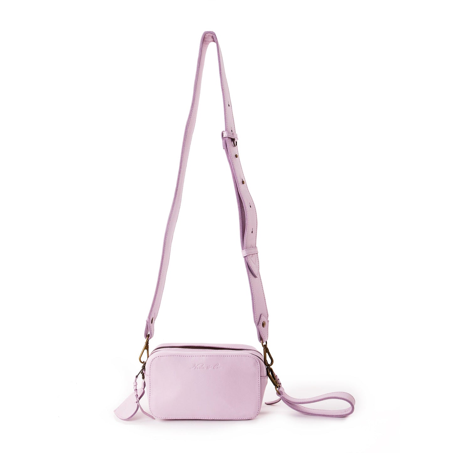 ESSENTIALS BAG - FULL LEATHER COLLECTION - LAVENDER