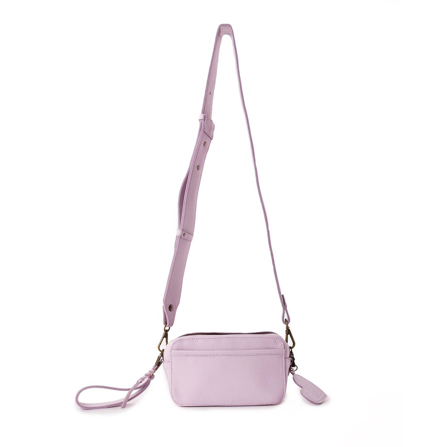 ESSENTIALS BAG - FULL LEATHER COLLECTION - LAVENDER