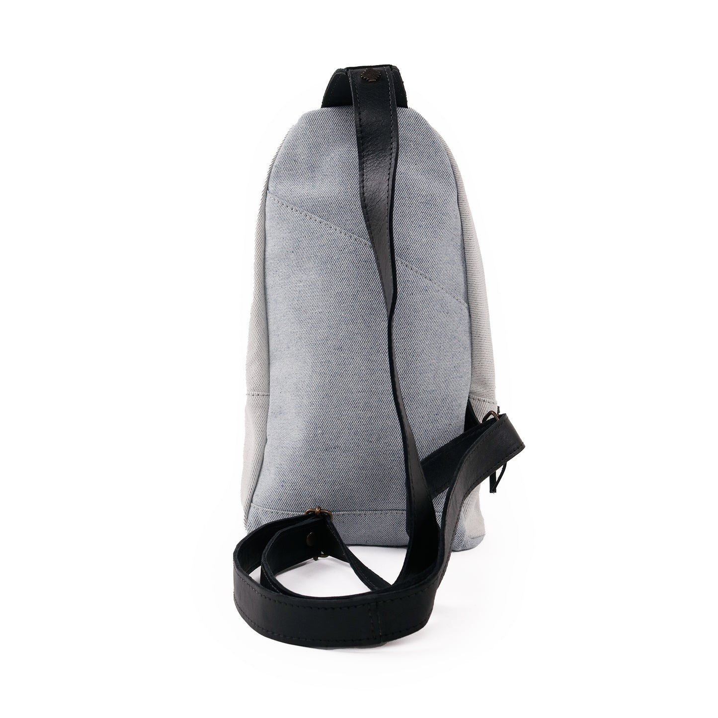 CROSSBODY SLING - FULL UPCYCLED DENIM - BLACK