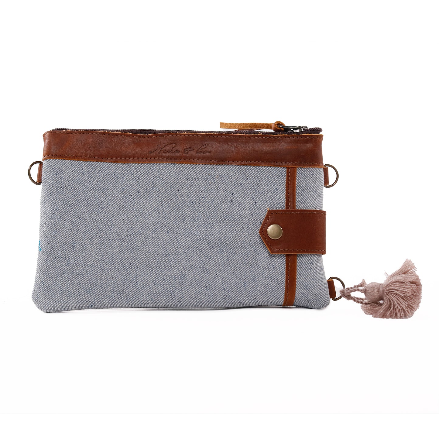 EVERYTHING CLUTCH - UPCYCLED DENIM