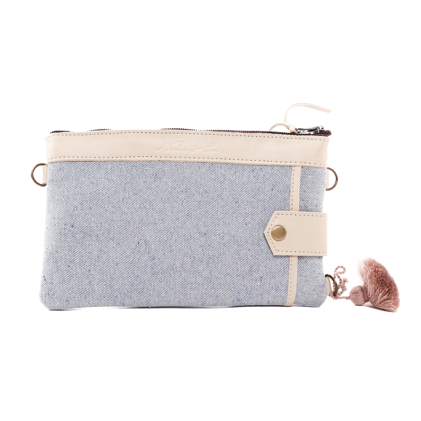 EVERYTHING CLUTCH - UPCYCLED DENIM