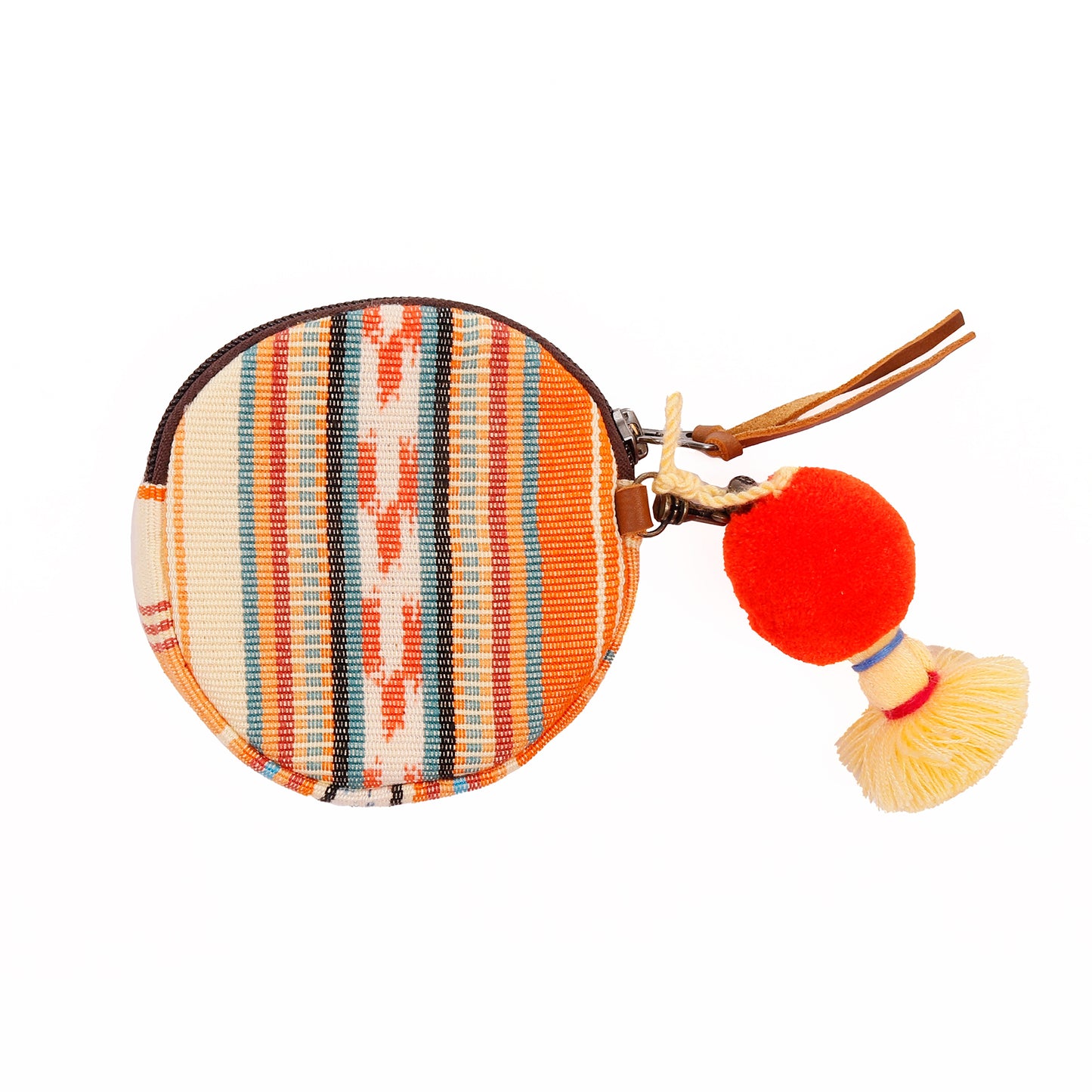 CIRCLE COIN PURSE - SUNSHINE - CAFE