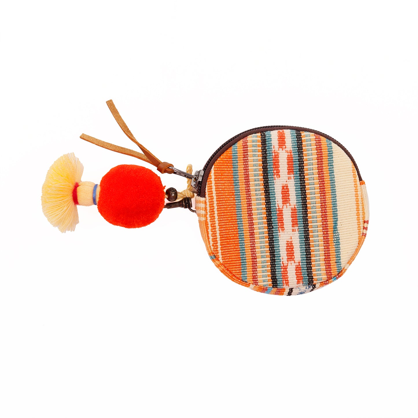 CIRCLE COIN PURSE - SUNSHINE - CAFE