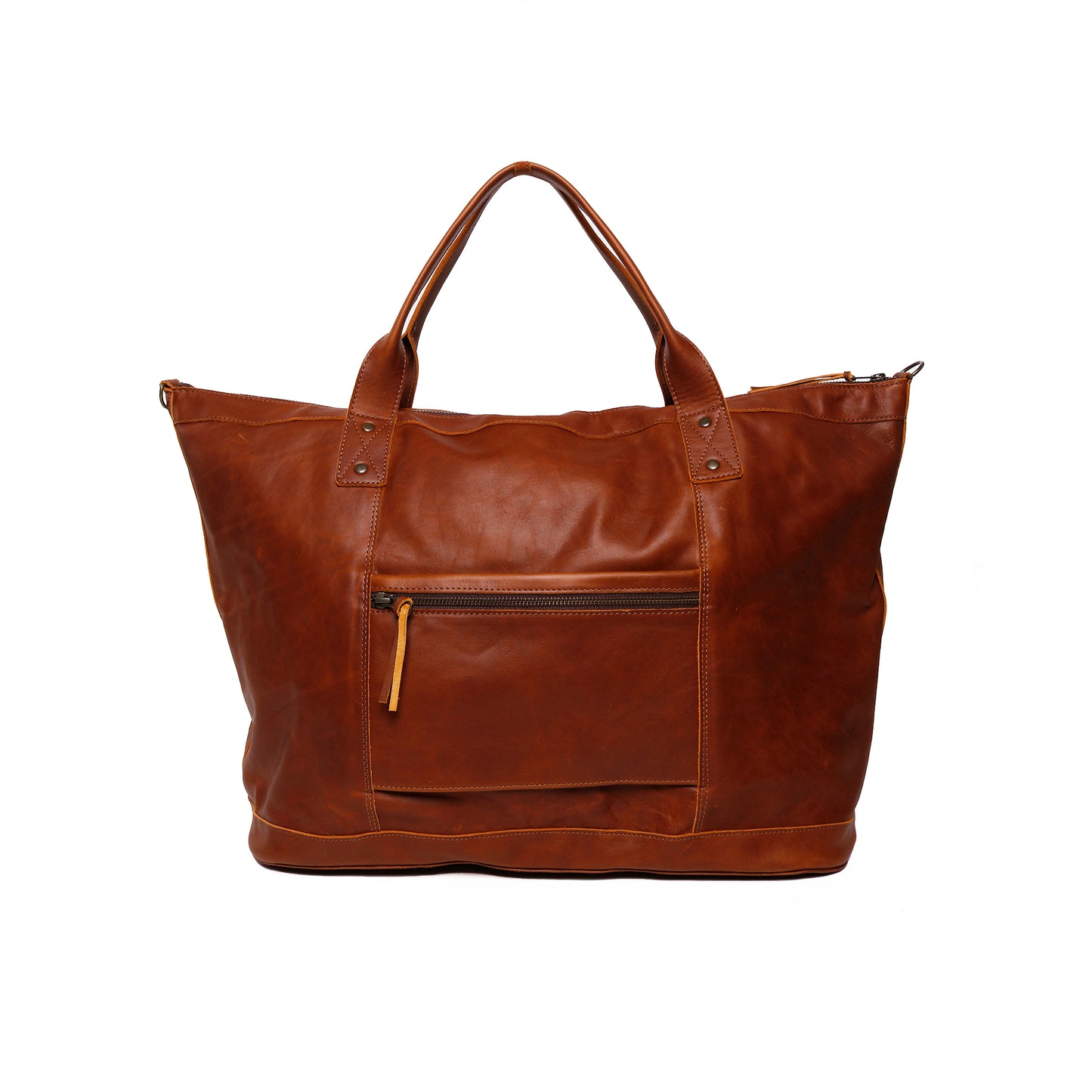 PERFECT WEEKENDER - FULL LEATHER - CAFE