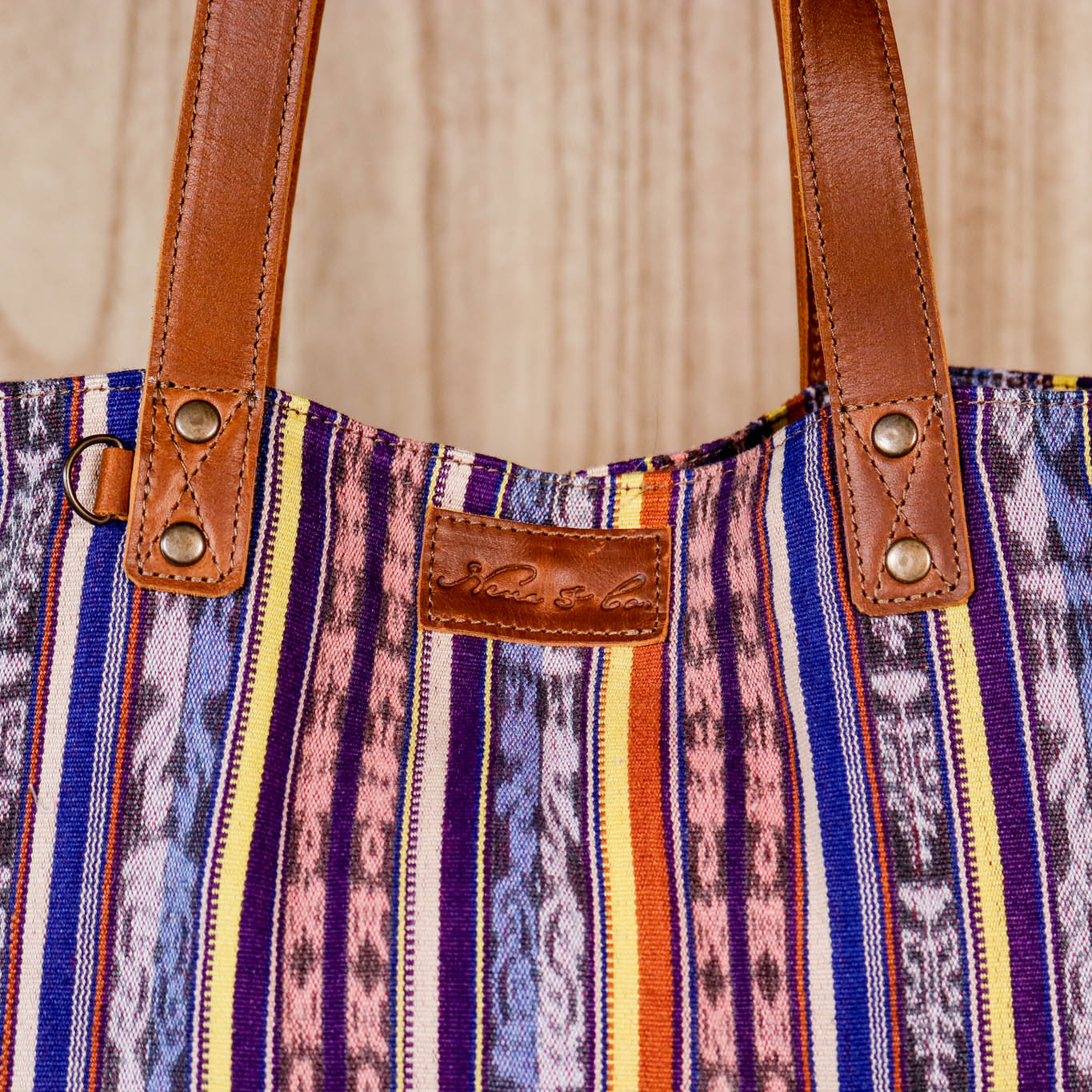 FARMERS MARKET TOTE - CORTE - CAFE - NO. 16358