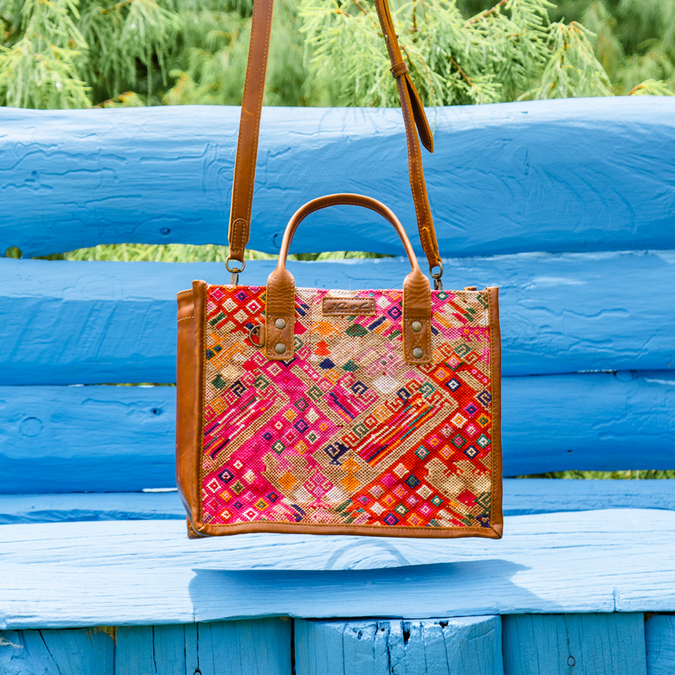 MEDIUM PERFECT TRAVEL TOTE - OOAK - CAFE - NO. 12795