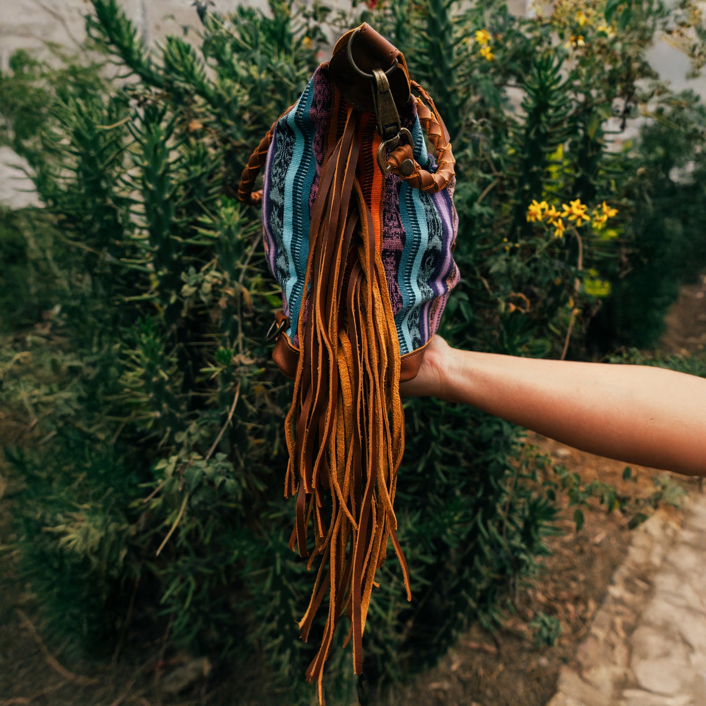 BEATRIZ MCDB WITH FRINGE - CORTE - CAFE - NO. 15881