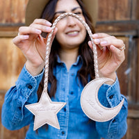 MOON & STAR TASSEL - PEARLESCENT