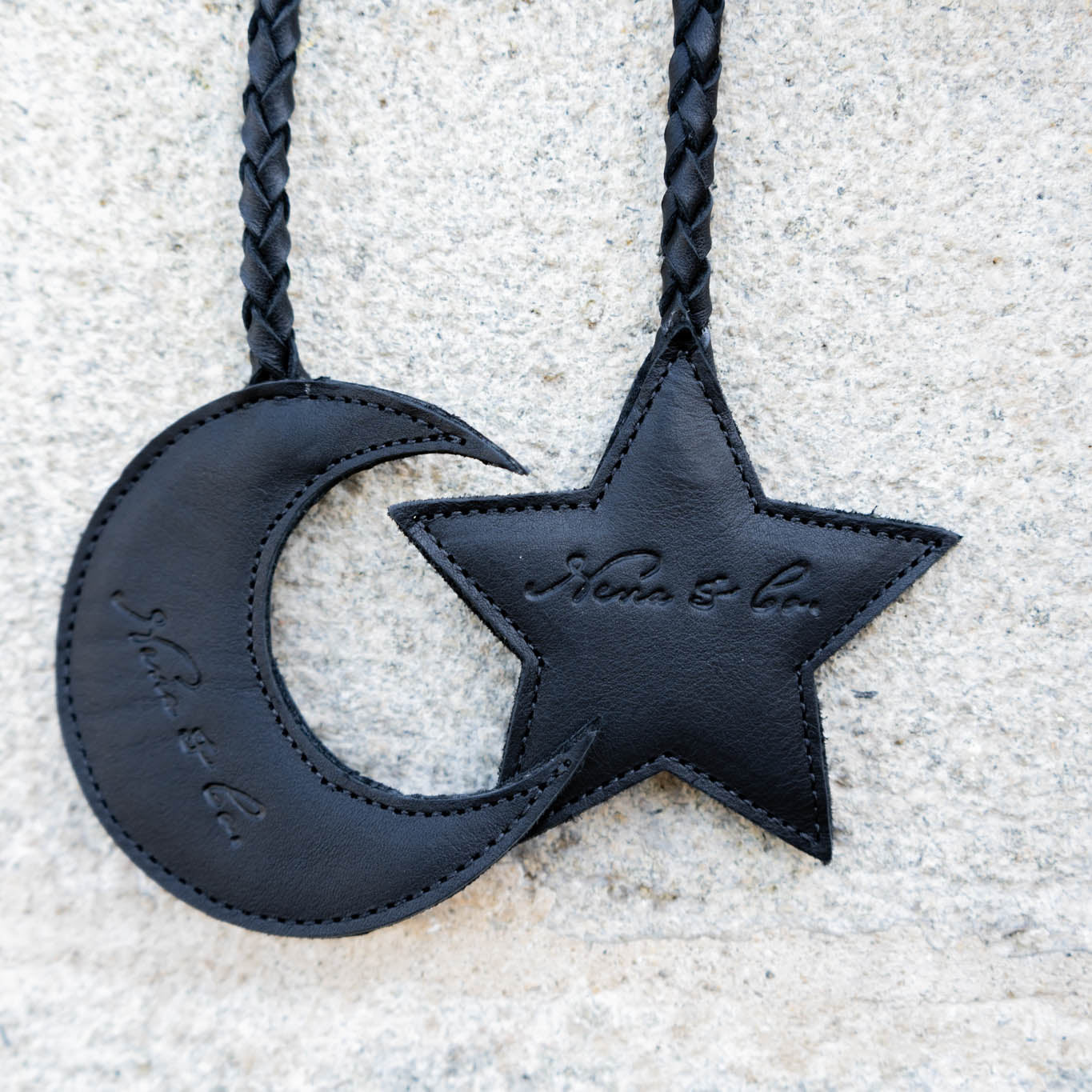 MOON & STAR TASSEL - BLACK
