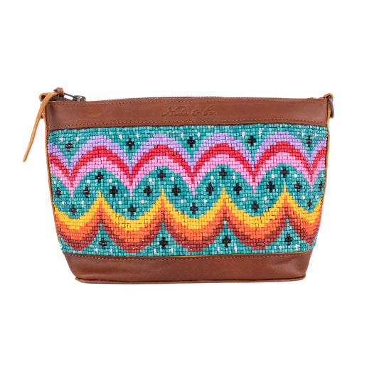 PERFECT NENITA - H&S BEADED PANEL - BAJA - CAFE