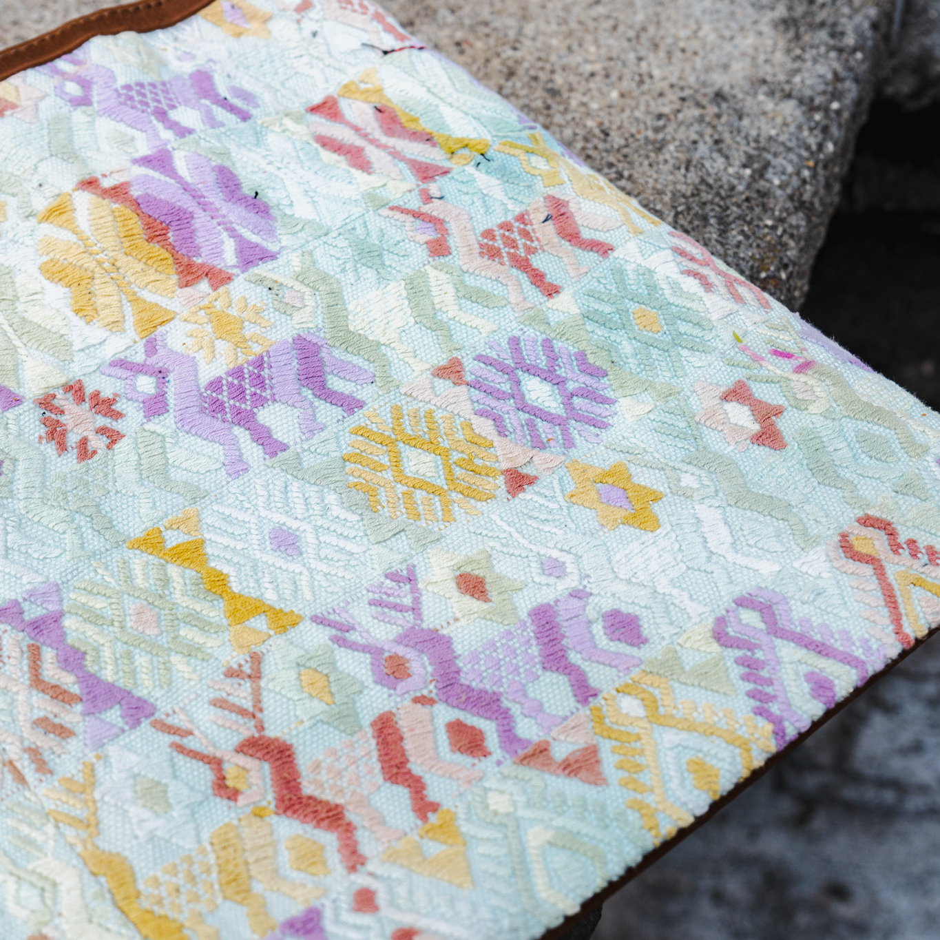 LAPTOP CASE 16" - OOAK HUIPIL - CAFE - NO. 13608