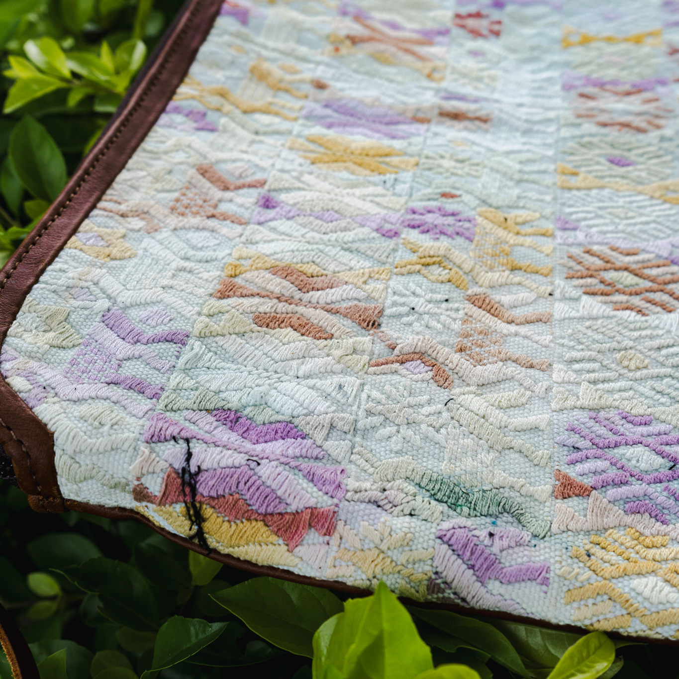 LAPTOP CASE 16" - OOAK HUIPIL - CAFE - NO. 13608