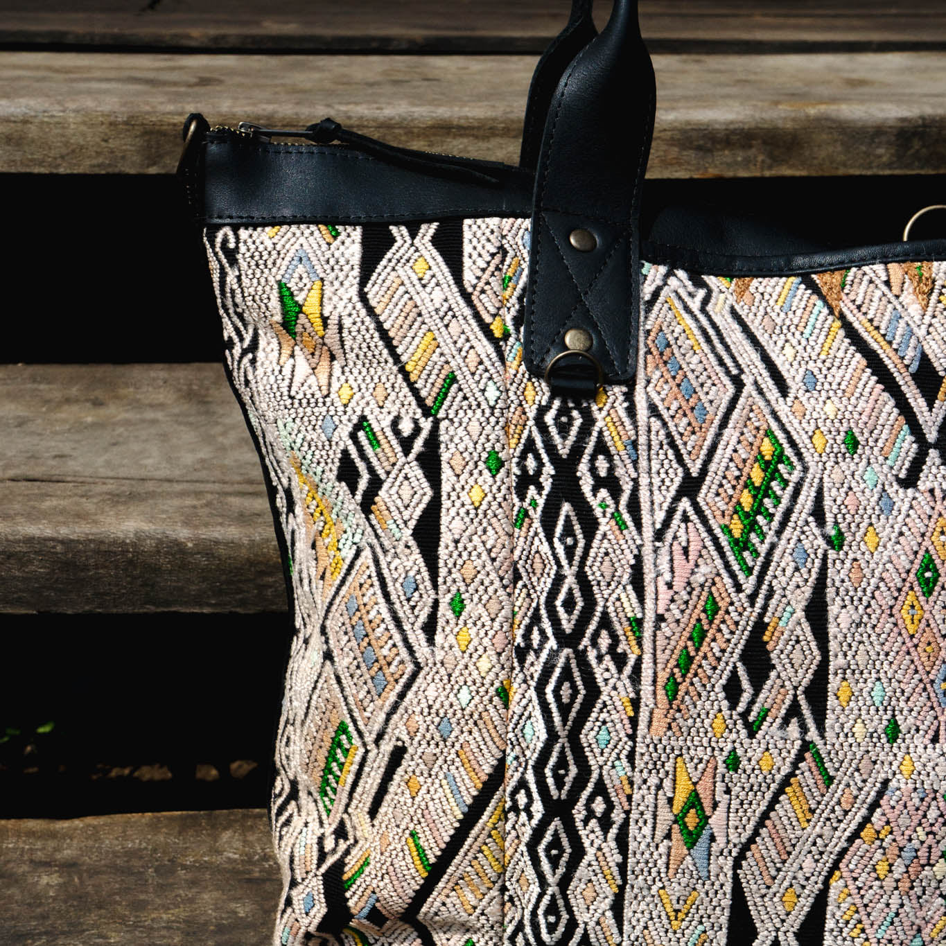 PERFECT OVERNIGHTER - OOAK HUIPIL - BLACK - NO. 15623