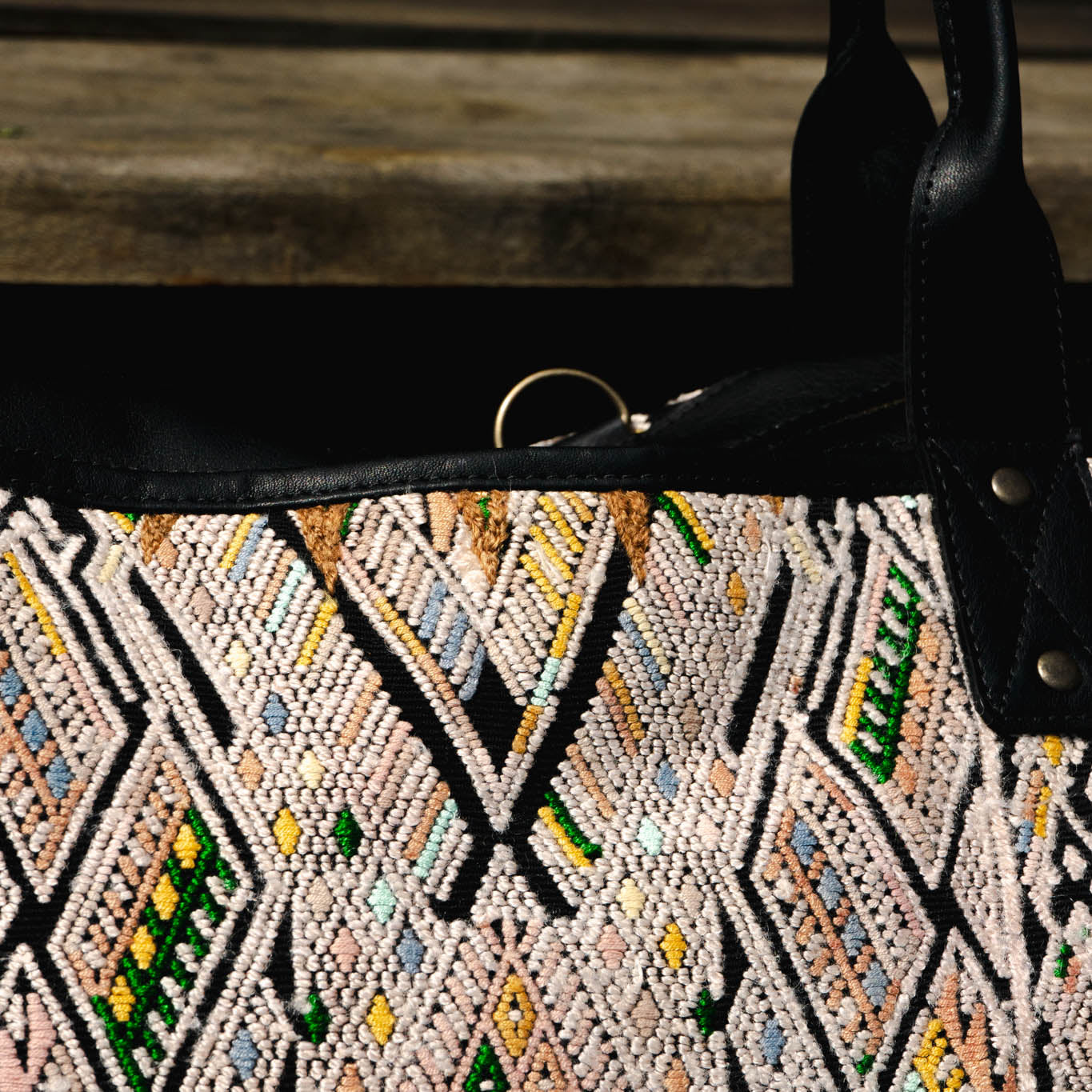 PERFECT OVERNIGHTER - OOAK HUIPIL - BLACK - NO. 15623