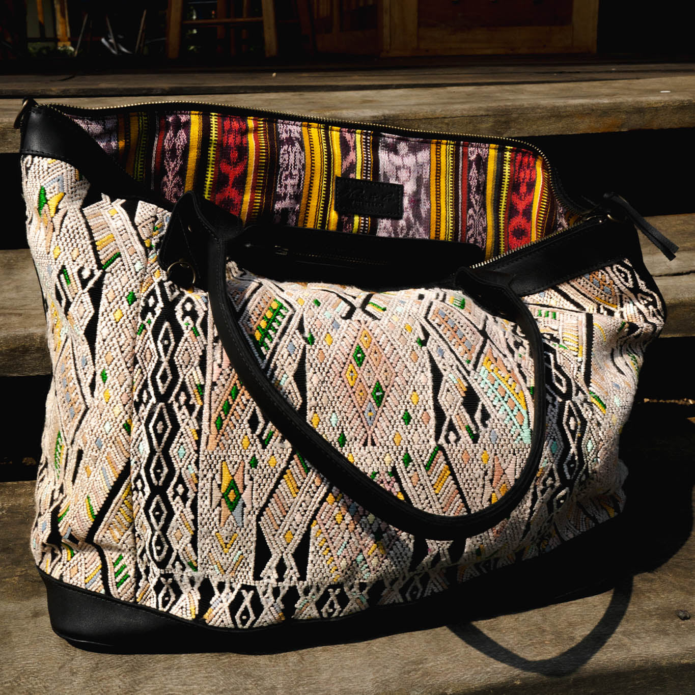 PERFECT OVERNIGHTER - OOAK HUIPIL - BLACK - NO. 15623