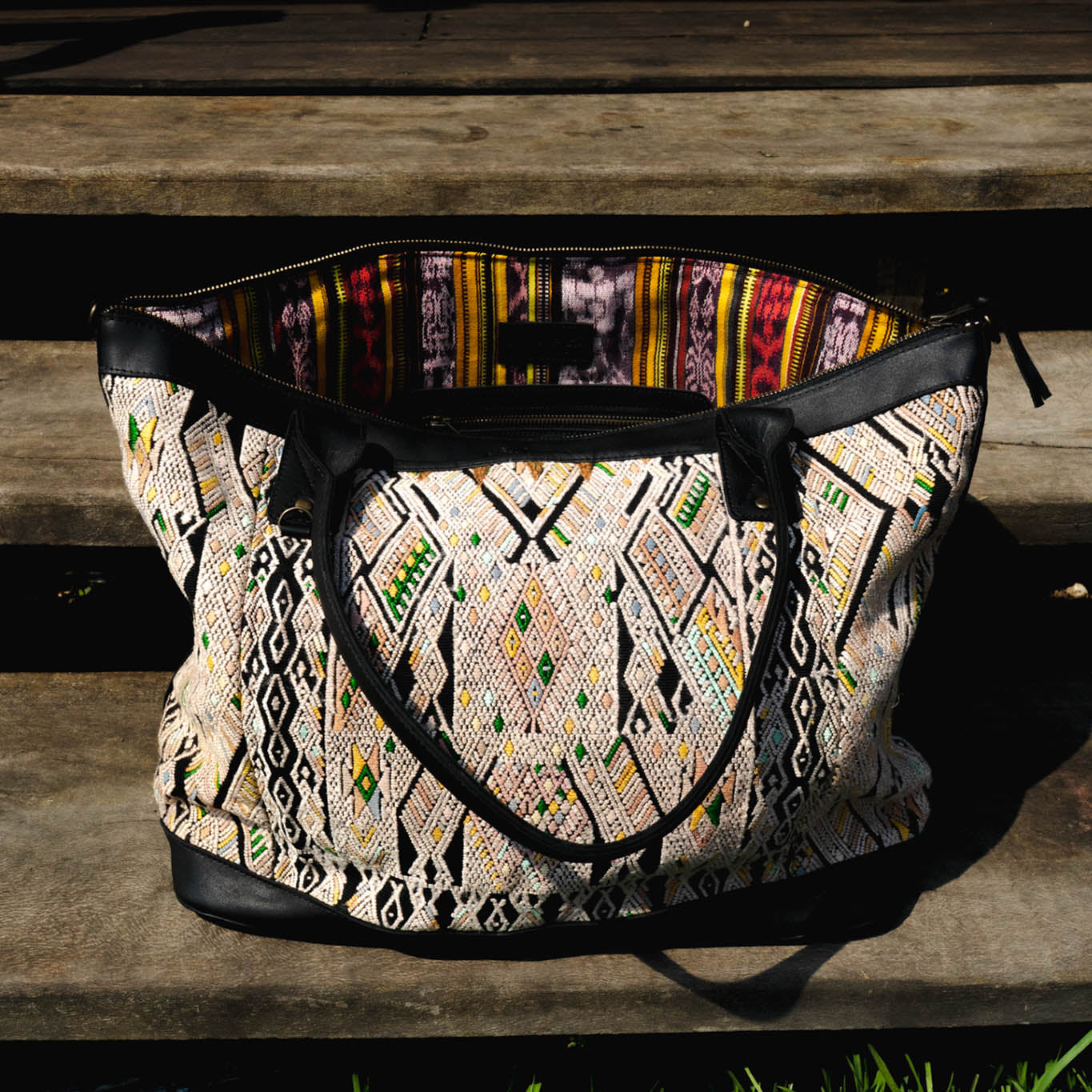 PERFECT OVERNIGHTER - OOAK HUIPIL - BLACK - NO. 15623