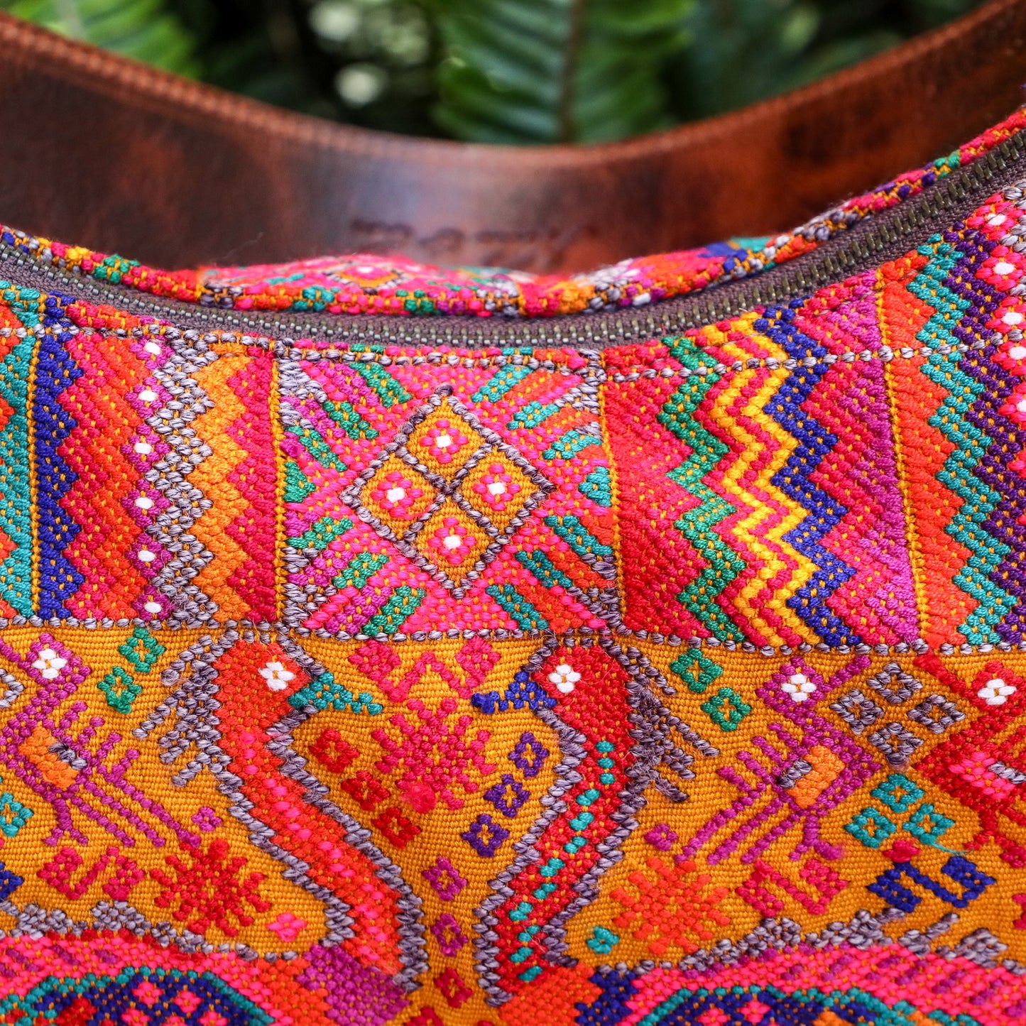 PENELOPE BAG - OOAK HUIPIL - HONEY - NO. 200710