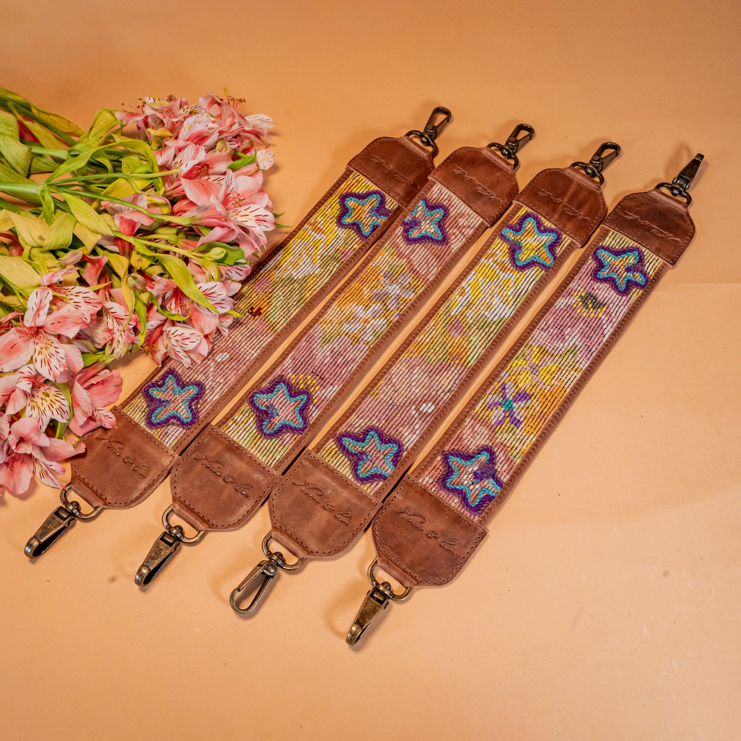 SHORT SHOULDER STRAP - OOAK HUIPIL - FAWN - NO. 16062